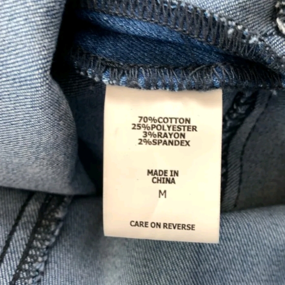 Soho NY & Co Jean Dress Long Sleeve Size M - Picture 9 of 9